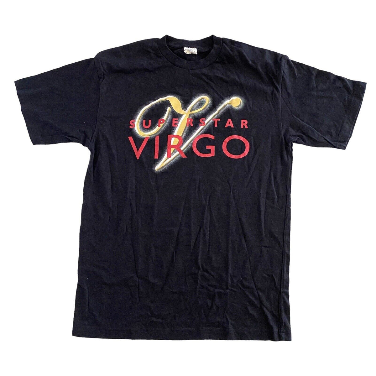 Superstar Virgo Astrology Vintage Mens T-Shirt - Large