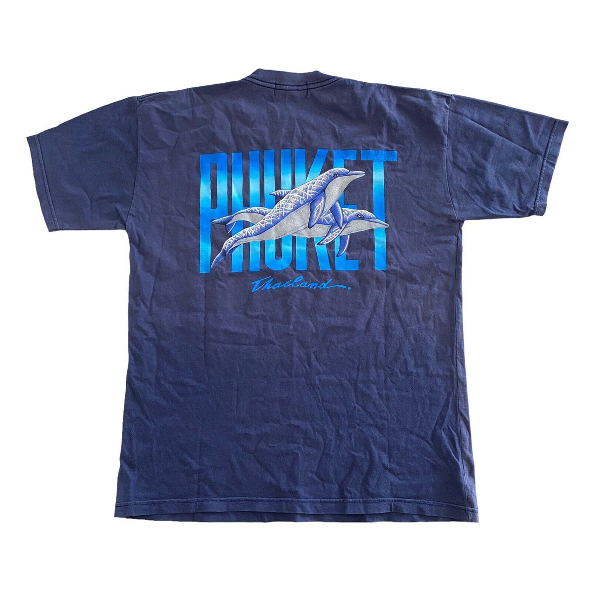 Phuket Dolphins Mens T-Shirt Vintage - Medium
