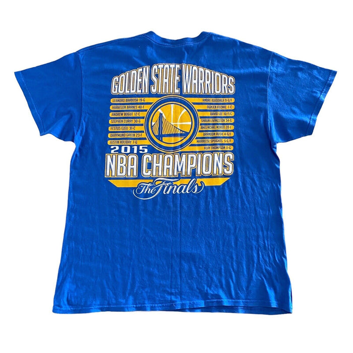 Golden State Warriors 2015 NBA Champions Mens T-Shirt - XL