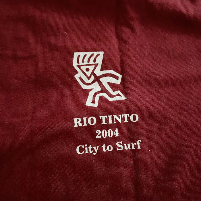 City to Surf 2004 Vintage Mens T-Shirt - Medium