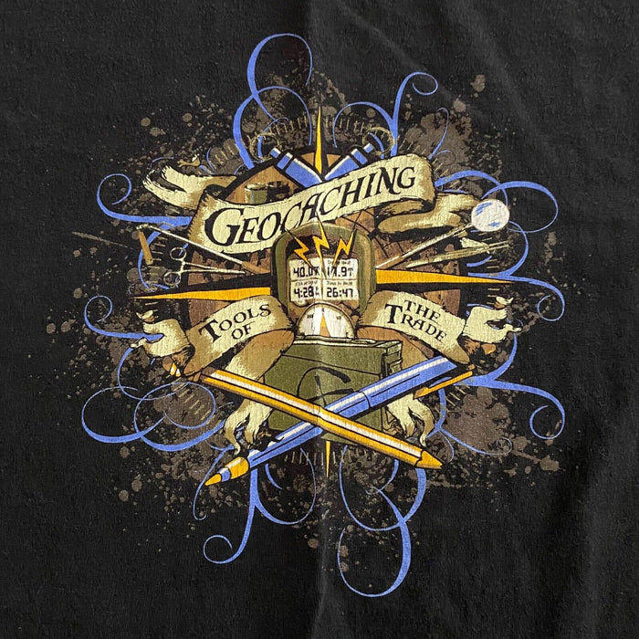 Geocaching Compass Mens T-Shirt - 2XL
