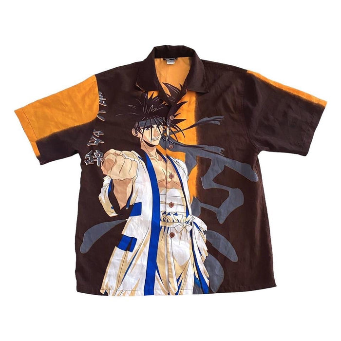 Benny G Anime Warrior Vintage Mens Shirt - Medium