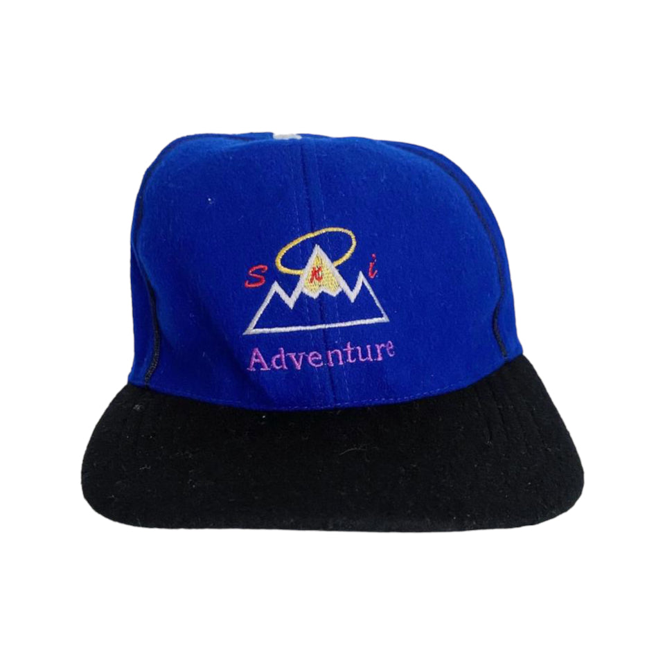 Ski Adventure Mountain Vintage Mens Hat
