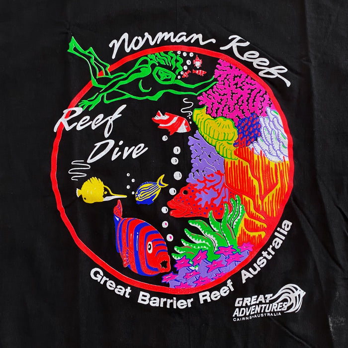 Great Barrier Reef Neon Vintage Mens T-Shirt - XL