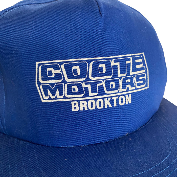 Coote Motors Brookton Vintage Mens Snapback Hat