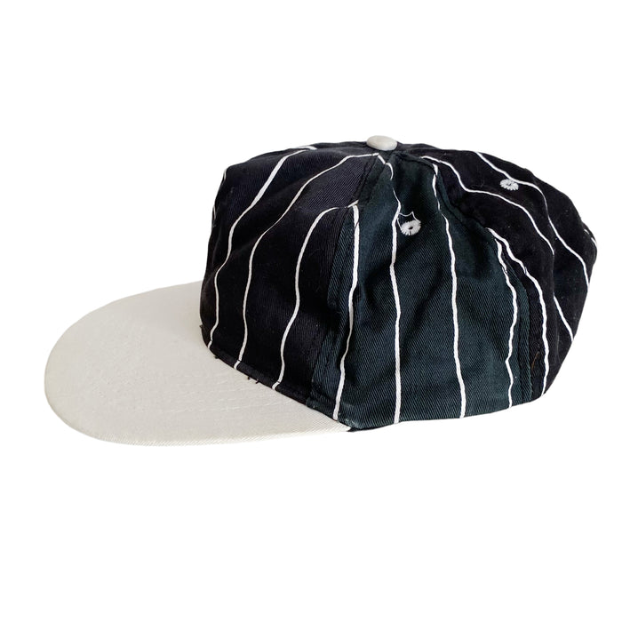 Two Tone Striped Vintage Mens Snapback Hat