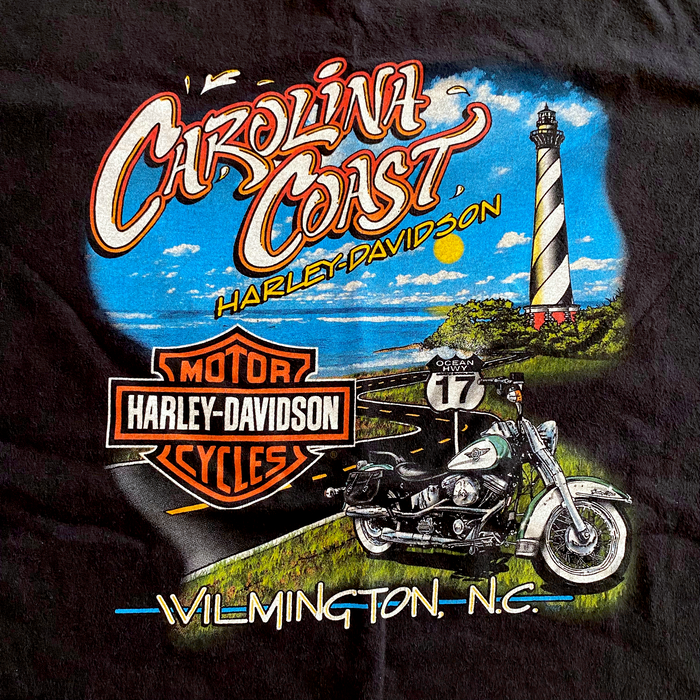 Harley-Davidson Carolina Coast 2000 Vintage T-Shirt Mens Large