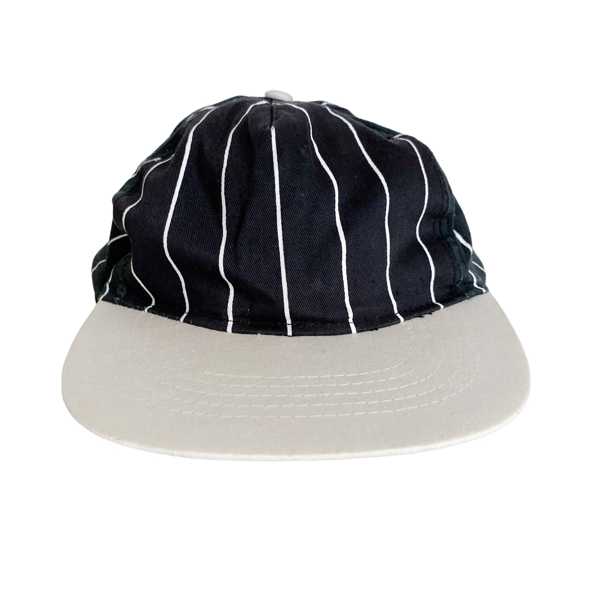 Two Tone Striped Vintage Mens Snapback Hat