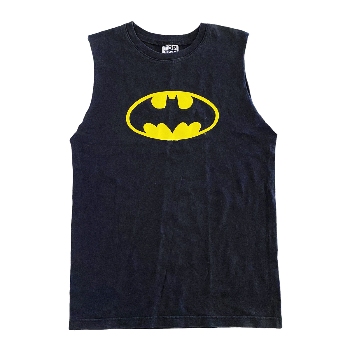 Batman DC Comics Vintage Cut Off T-Shirt Mens Medium