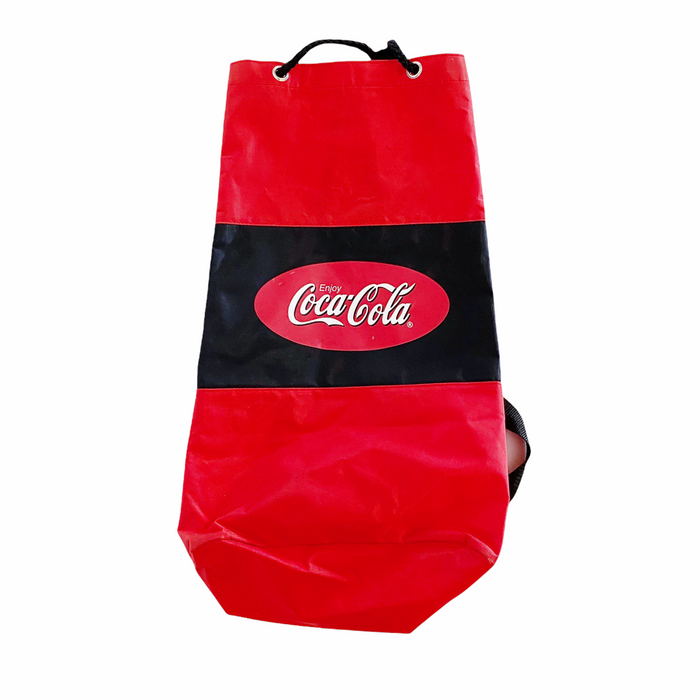 Enjoy Coca-Cola Coke Vintage 90's Drawstring Backpack Bag